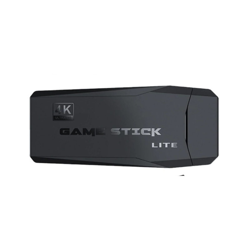 Game Stick 4K — 10.000 Jogos, 2 Controles Wireless, Multi-Sistema, Plug & Play