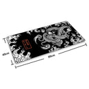 Mousepad Gamer XL Titorion 90x40cm — Base Antiderrapante, Borda Reforçada, Lavável
