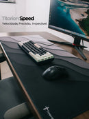 Mousepad Gamer Titorion — Antiderrapante, Alta Precisão, Base de Borracha