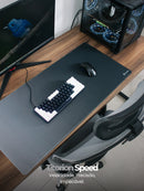Mousepad Gamer XL Titorion 90x40cm — Tecido Speed, Borda Reforçada, Lavável