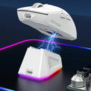 Mouse Gamer Fire Phoenix BK-R3X PAW3311 24000 DPI 1000Hz Tripla Conexão Recarregável