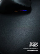 Mousepad Gamer XL Titorion 90x40cm — Tecido Speed, Borda Reforçada, Lavável
