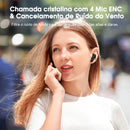 Fone Bluetooth QCY T13 ANC — 30h, 4 Microfones, ANC 28dB, IPX5