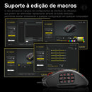 Mouse Gamer MMO Redragon 24000 DPI 17 Botões RGB 1000Hz Sensor Avago USB