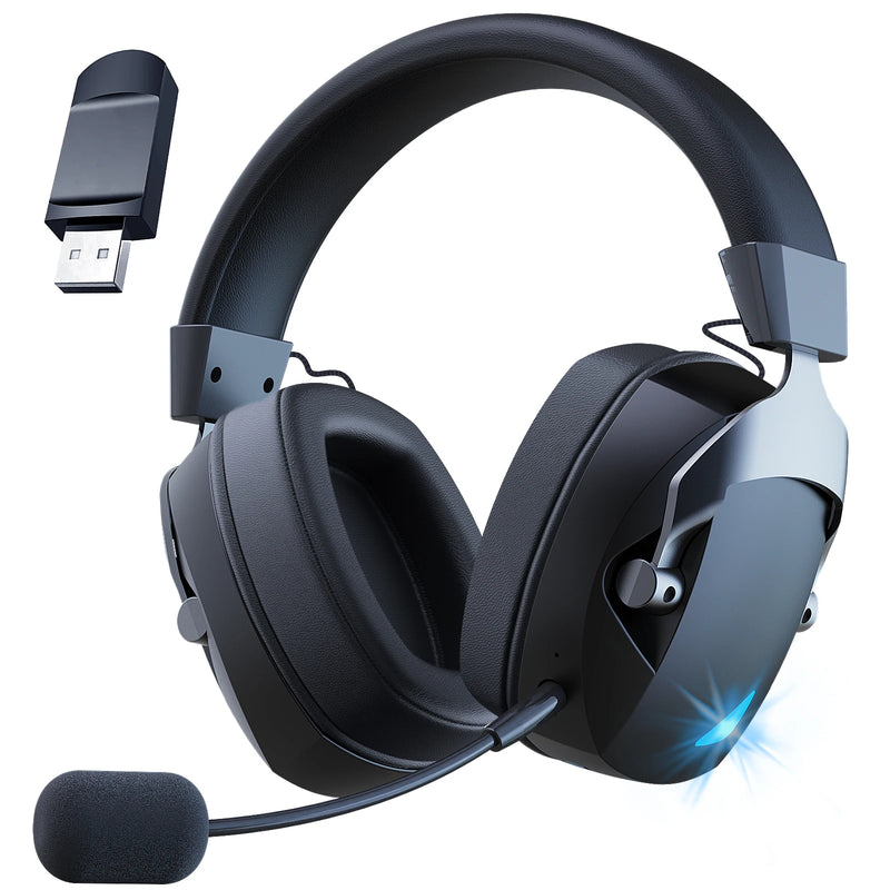 Headphone Gamer Acinaci Bluetooth 5.3 ANC 36h 50mm 2.4G + Wireless + P2