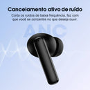 Fone Bluetooth QCY T13 ANC — 30h, 4 Microfones, ANC 28dB, IPX5