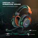Headset Gamer FIFINE USB RGB 7.1 Surround Memory Foam Microfone Removível PC PS4 PS5