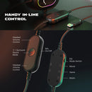 Headset Gamer FIFINE USB RGB 7.1 Surround Memory Foam Microfone Removível PC PS4 PS5