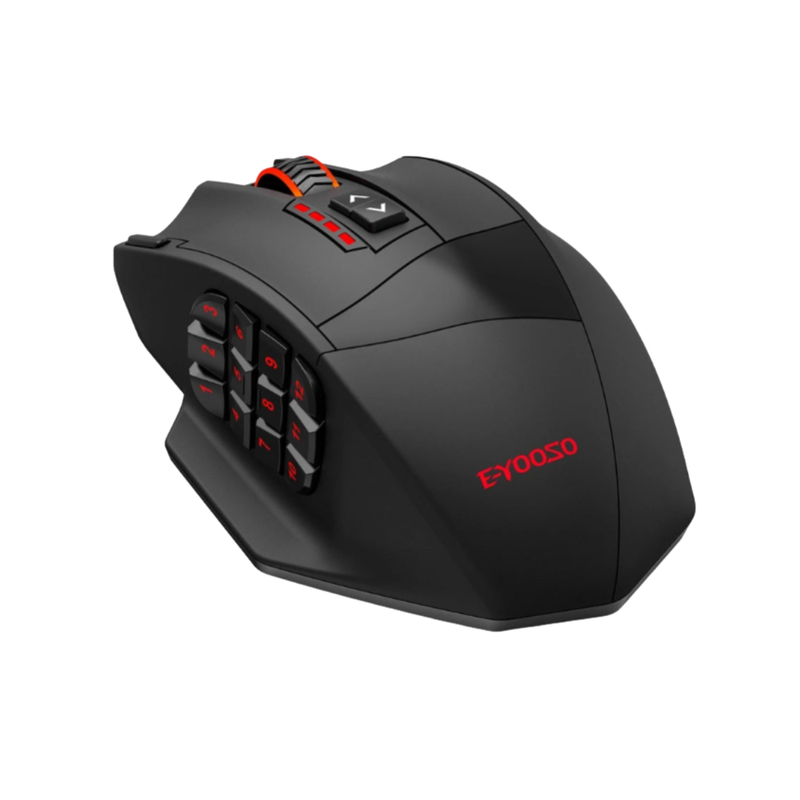Mouse Gamer MMO Redragon 24000 DPI 17 Botões RGB 1000Hz Sensor Avago USB